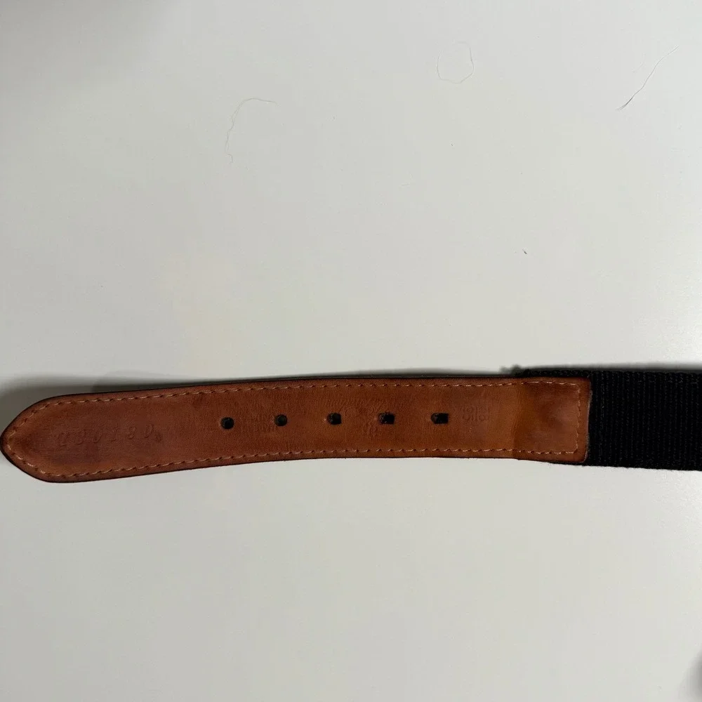 Brooks Brothers Belt Mens 38 Brown Leather Preppy American Classic